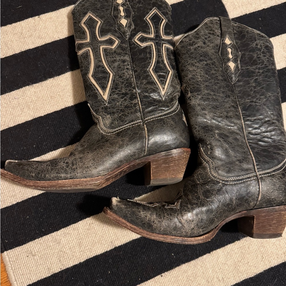 Women's Corral Western Cowboy Boots 7.5 - Picture 11 of 15